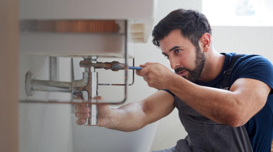 Faucet repair for sink in West College Corner, IN